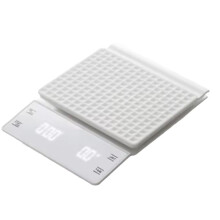 6002 Neue LED-Anzeige 3 Kg-0,1 G Haushalts-Handwaage, Elektronisches Küchenmessgerät, Digitaler Timer, Kaffeewaage