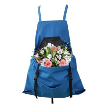 Versatile Gardening Apron with Waterproof Chest Pocket and Quick Release Harvest Pouch