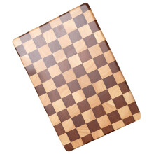 1 Pc End Cutting Board Heavy Duty Rubber Wood Chopping Board Flippable Serving Board for Meat Bread Fruits Vegetable