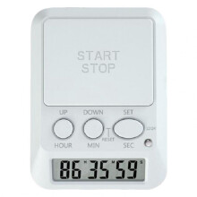 Timer mit Lichtsignal, Benachrichtigung mit Lichtsignal, Multifunktionale Elektronische Zeitschaltuhr für Lernpausen im Fitnessstudio