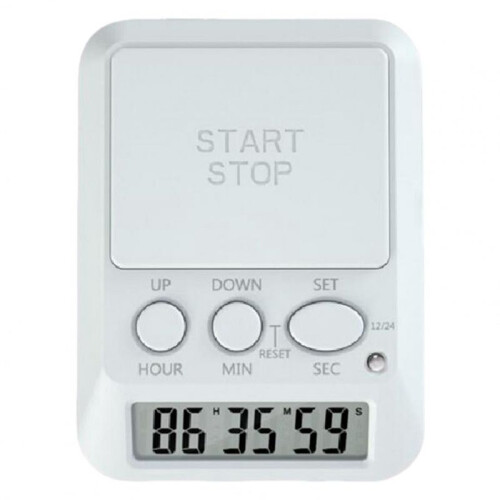Timer with Light Beep Notification with Light Beep Multi-Function Electronic Timer Clock for Studying Breaks for Gym