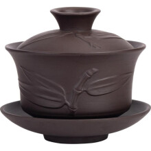 Clay Tea Set Teapot Covered Bowl Teacup Large Covered Bowl Household Tea Bowl Tea Brewing Covered Bowl