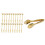 Food Tongs Kitchen Utensils Buffet Cooking Tools with 20Pcs Flatware Fruit fork Snack Dessert fork Kitchen Tableware 1