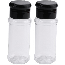 40Pcs 100Ml Spice Salt Pepper Shakers Black Seasoning Jar Can Pepper Bottle Barbecue Condiment Kitchen Gadget Tool