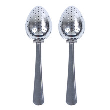 2X Stainless Steel Tea Infuser Strainer Spoon Loose Leaf Filter Herbs Spice NEW!