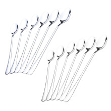 12Pcs Langstiel Edelstahl Tee KaffeelöFfel Eis Besteck