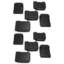 10Pcs 18V Battery Mounts Storage Shelf Rack Stand Holder Set for  Battery Protection Cover