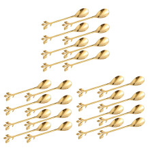 Ice-Cream Tea Stirring Spoons Retro Dessert Demitasse Espresso Spoons Cutlery Kitchen Tableware 1 Set of 24 Pieces