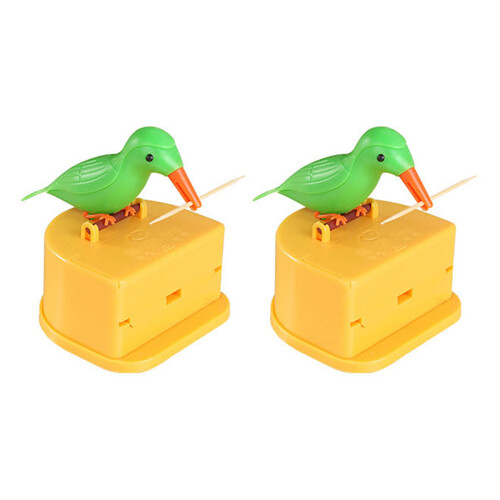 2X Porta Stuzzicadenti Automatico per Uccelli