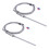 2X K Type 0-800 Degree Celsius Thermocouple Probe Sensors 2M 6.5Ft 1