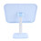 Supporto per libri regolabile blu con clip per pagine 12x12cm 1