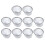 10X Teapot Diameter 80mm Metal Mesh Tea Leaf Spices Strainer Basket 2