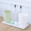 2X Rectangular Ceramic Tray Plate White Porcelain Rectangular Plate Mouthwash Cup Tray Bathroom Living Storage Tray 4