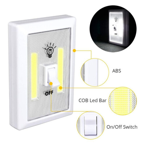 4pack Closet Light, Battery Operated Tap Light, Super Bright  Light,Wall Mount Under Cabinet Lighting 2