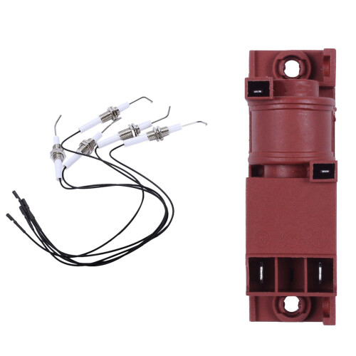 5 Pcs Ignition Part Plug Ceramic Electrode Igniter with Wire & 1 Pcs Ac Pulse Safe Efficient Pulse Igniter