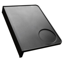 Anti-Skid Coffee Tamper Mat Food Grade Silicone Pad Espresso Coffee Tamping Corner Black Thicken Mat for Office Bar Shop