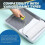 3pcs Drywall Compound Roller Cover with 1pc Paint Roller Frame, Drywall Texture Roller Brush for Putty, Texture Coating 3