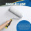 3pcs Drywall Compound Roller Cover with 1pc Paint Roller Frame, Drywall Texture Roller Brush for Putty, Texture Coating 6