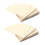 80X  Filter Cup Special 102 Coffee Filter Paper Coffee Filter Papers Unbleached Wooden Drip Paper Cone Shape 1