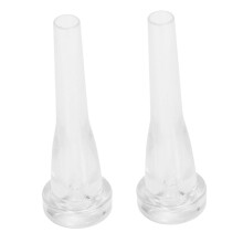 2 Pcs ABS Trumpet Mouthpiece Meg Size Beginner Musical Trumpet Accessories Parts or Finger Exerciser, 3C & 7C