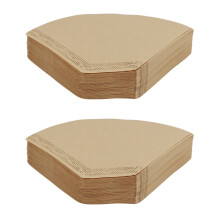200x Non Blanchi Original En Bois Main PoignéE Papier Café CafetièRe 102 Café Sac de Filtre Machine À Café