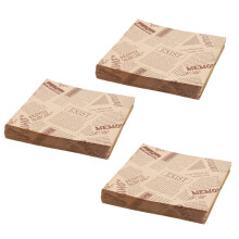 300Pcs 12X12cm Sandwich Donut Bread Bag Biscuits Doughnut Paper Bags Oilproof Bread Bakery Food Packing