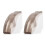 2X Coffee Filter Holder,Coffee Paper Storage Container Dispenser Rack Shelf for ,Chemex 1
