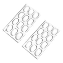 2X Molde de Pastel Dacquoise Molde de AcríLico para Galletas Makaron Postre PanaderíA JapóN Herramienta para Hornear DIY