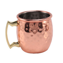 2-Ounce Stainless Steel Moscow Mule Mug Espresso Mugs Copper Plated Mug Shot Mugs Set of 8