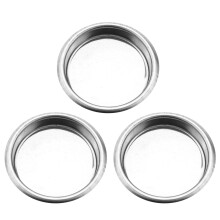3X Accessori per Macchine da Caffe' Cieche per Ciotole in Acciaio Inox con Filtro Antiabbagliamento E Filtro in Acciaio Inossidabile da 58mm
