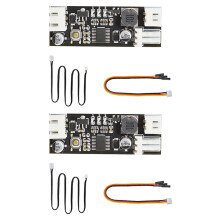 2X Temperature Controller Module Single 12V PWM 2-3 Wire Fan Temperature Control Governor Computer Fan