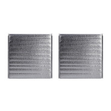 100Pcs Aluminum Foil Lunch Cooler Bag Insulation Folding Picnic Portable Ice Pack Food Thermal Bag Food Delivery Bag