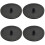 4X Blind Filter Backflush Disk Rubber for Espresso Machines Brewing  Backwashing Gasket 1