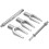 5pcs New Fork Type Pry Bar Tool  Joint Remover Steering Arm Tie Rod Fork Pry Bar  Joint Remover Puller 4