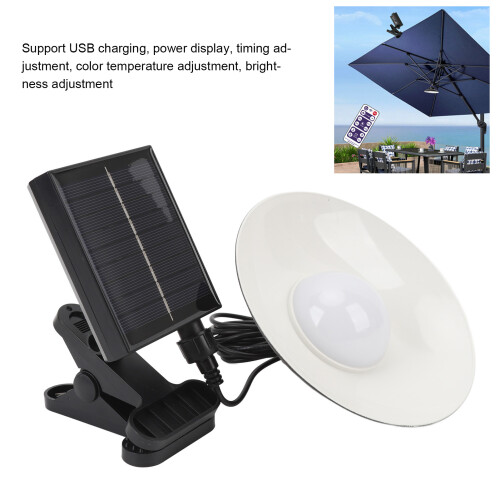 Solar Umbrella Lights 1.2W LED, Remote, 3 Color Modes,10H Lighting 2