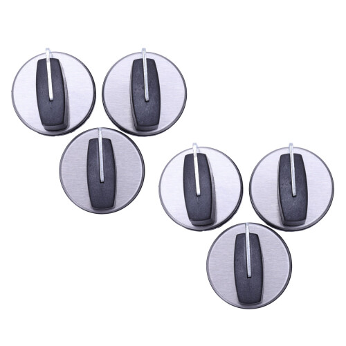 Universal Burner Parts Knobs Oven Rotary  Control  Gas Stove 6 Pcs