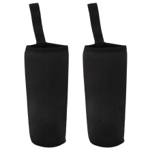2X Neoprene Cup Thermal Insulation Cup Cover Water Bottle Cover Holder 360Ml - 550Ml (550Ml Black)