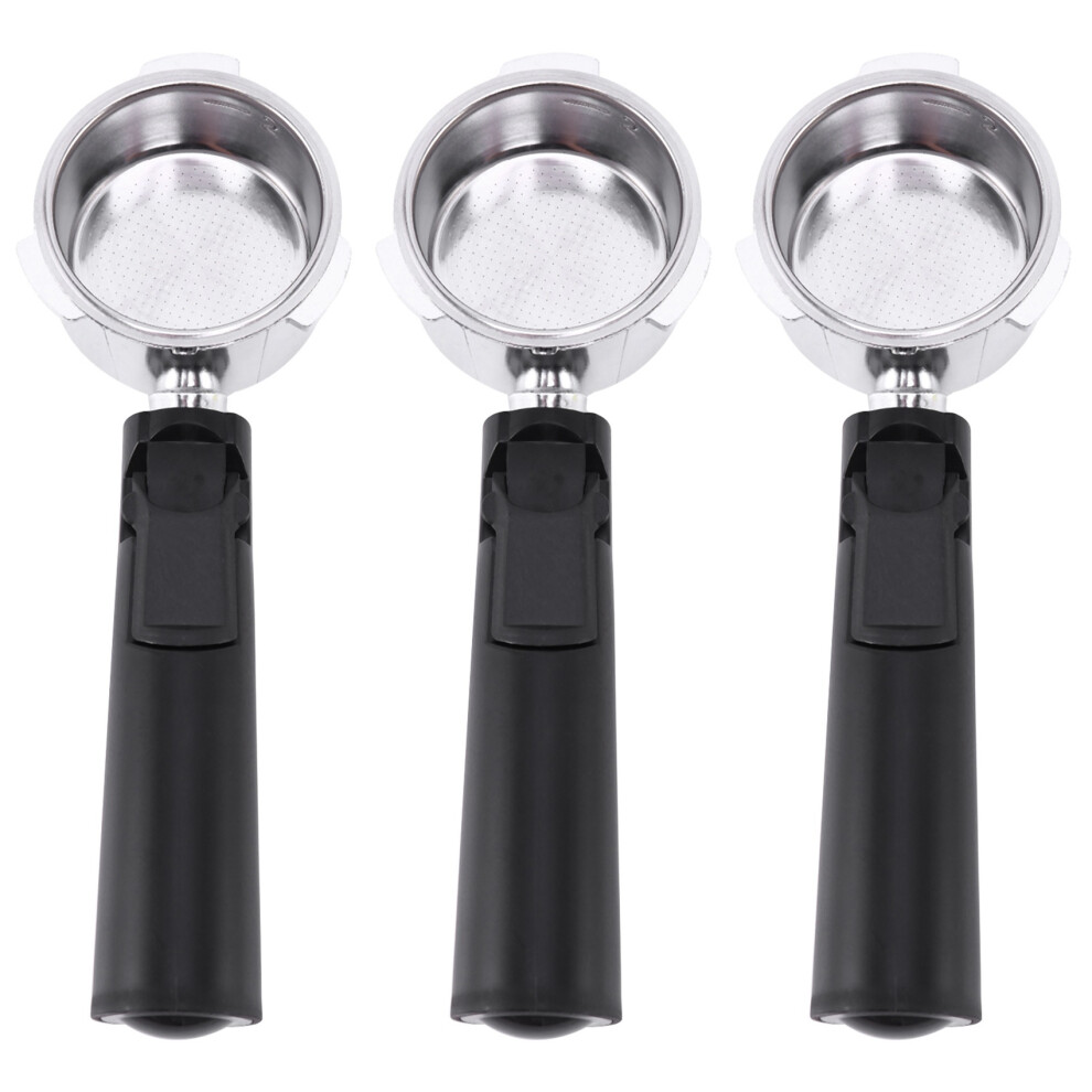 Typecat 3Pcs 51Mm Stainless Steel Bottomless Coffee Portafilter For Professional Coffee Maker Accessory
