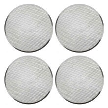 4X Professionelle Runde Pizza Ofen Back Formen Grill Pinzette Antihaft Maschen Netz (12 Zoll)