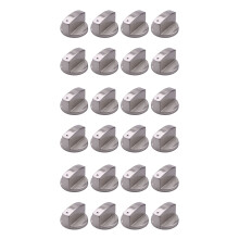 Brushed Metal Gas Stove Knobs Cooker Control Range Oven Knobs Cooktop Burner Knob (24Pcs 6mm Shaft Core)