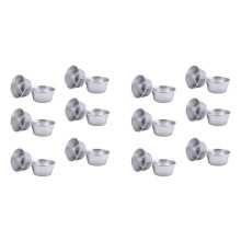 24 Stuks Individuele Mallen Puddingvormen Kopjes Chocolade Gesmolten Pannen Non-Stick Cupcake Cake Cookie Puddingvorm