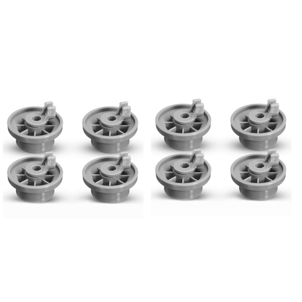 8X Dishwasher Lower Bottom Basket Wheels Compatible for  Neff &  165314 Dishwasher Spare Parts Lower Rollers