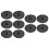 10X Blind Filter Backflush Disk Rubber for Espresso Machines Brewing  Backwashing Gasket 1