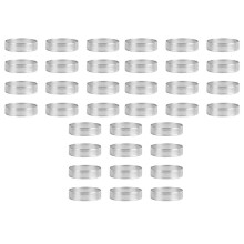 36 Pack Torten Ringe Aus Rostfreiem Stahl, Perforierter Kuchen Mousse Ring, Kuchen Ring Form, Runde Kuchen Backen Werkzeuge 6 cm