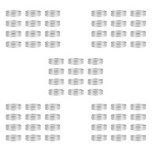 48 Pack Stainless Steel Tart Rings,Perforated Cake Mousse Ring,Cake Ring Mold,Round Cake Baking Tools 6cm