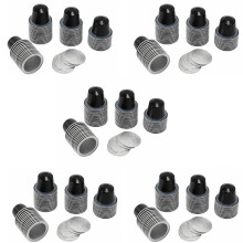 250Sets Refillable Coffee Capsules Cup Disposable Coffee Capsules Packaging Cafe Supplies for Black