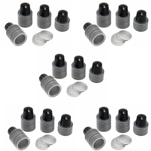 250Sets Refillable Coffee Capsules Cup Disposable Coffee Capsules Packaging Cafe Supplies for  Black
