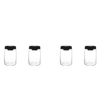 4X Coffee Bean Storage Container Glass Vacuum Jar Sealed Nordic Kitchen Storage Snack Tea Milk Powder Container L
