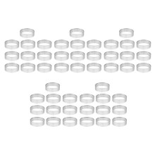 50Pcs 4.5cm Runder Rostfreier Perforierter Nahtloser Tortenring Quiche Ring Torte Pan Pie Tortenring mit Loch Tortenschalenring