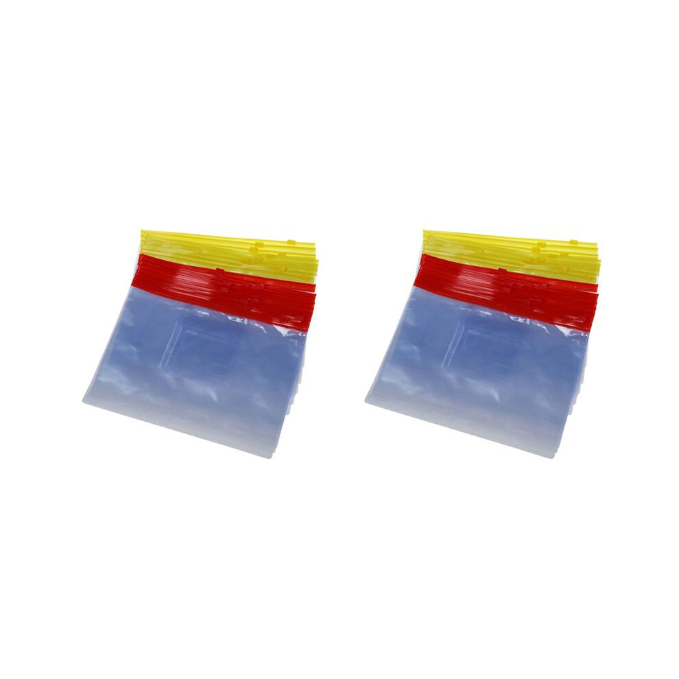40Pcs Plastic Slider Zip Lock Bags Files Holder For A5 Paper 4714256892017